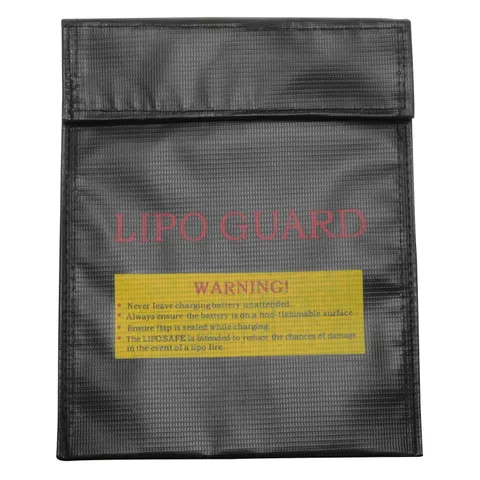 1 PCS Lithium Battery ExplosionProof Bag High Temperature Storage 18x23cm