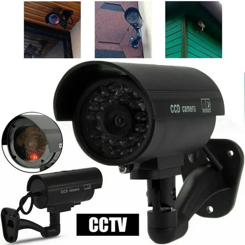 Dummy Wireless CCTV Camera Outdoor Fake Security Waterproof IR LED