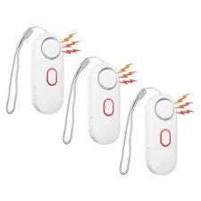 Door Window Alarms 110dB 3Pack, Vibration Sensor Door Alarms When Opened & 3 ...