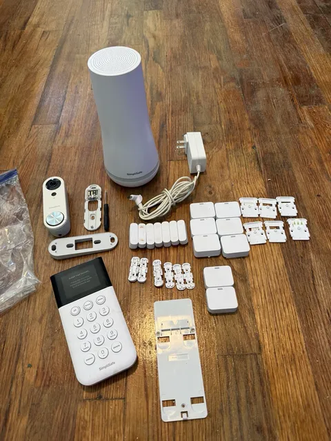 SimpliSafe Security Alarm System Complete System Video doorbell Entry Sensors