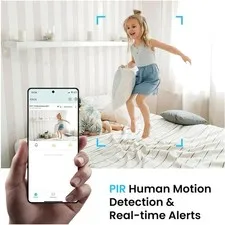 Indoor Home Surveillance Cam - 5GHz WiFi, Free Cloud Storage