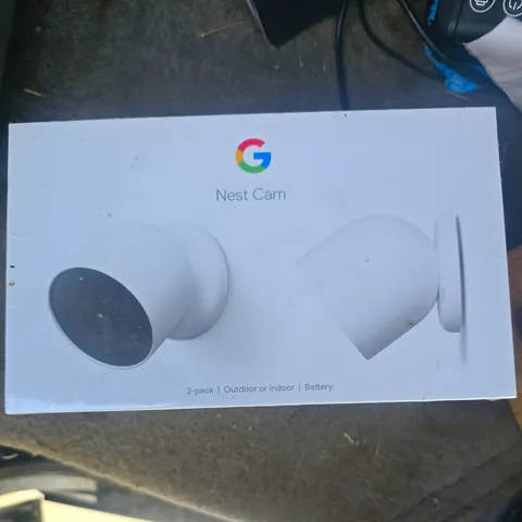 Google Nest Cam Battery 2-Pack Indoor/Outdoor 1080p Night Vision Wireless