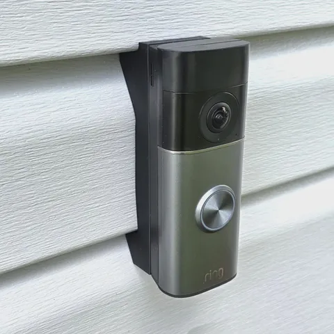 No-Drill 4.5" Dutch Lap Siding Bracket Ring Battery Doorbell Pro Retinal 4K