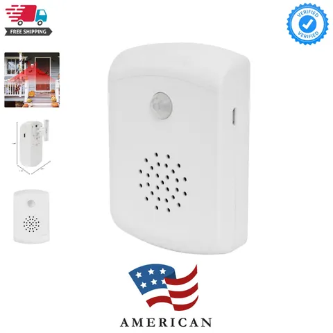 Voice Recordable PIR Infrared Motion Sensor Detector with Multi-Track Playbac...