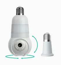 Luna Light Cam V3 Wi-Fi Bulb Camera Spotlight Color Night Vision IP65 White