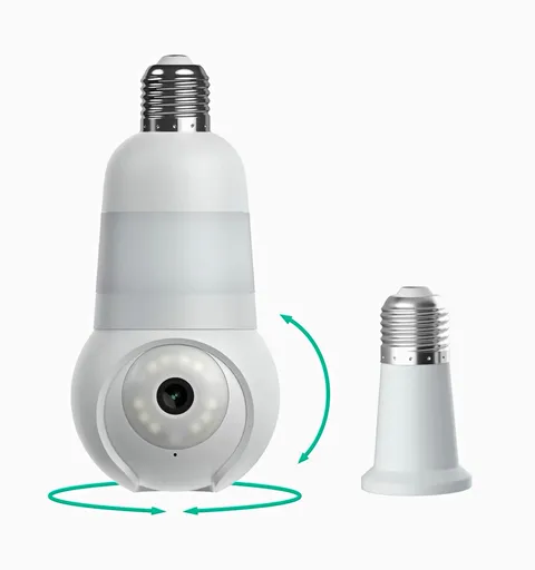 Luna Light Cam V3 Wi-Fi Bulb Camera Spotlight Color Night Vision IP65 White