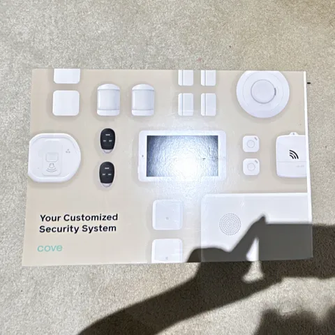 Cove Home Security Complete System White Keypad, Sensors Wi-Fi Alexa/Google
