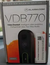 Alarm.com ADC-VDB770-S Touchless Video Doorbell – 1440×1920 HDR, Wi-Fi 2.4/5GHz