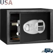 Steel Security Safe Electronic Keypad Lock Box Cash Jewelry Documents Home Use