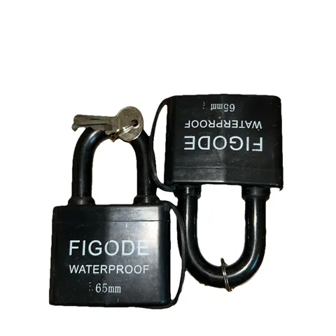 FIGODE Lot 2 Outdoor Waterproof Padlock Large Heavy Duty  65 MM Lock New