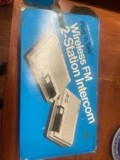 Realistic Plug-In Talk Wireless Fm Two Station Intercom With Instructions