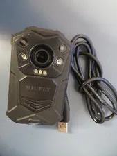 MIUFLY 1296P Police Body Camera with 2 Inch Display, Night Vision, GPS, 128G