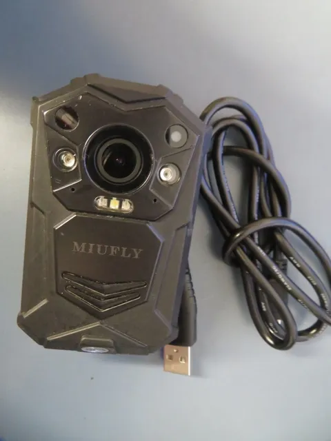 MIUFLY 1296P Police Body Camera with 2 Inch Display, Night Vision, GPS, 128G