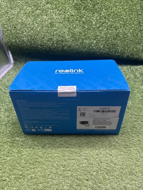 REOLINK DUO 3 POE 16MP DUAL LENS 180°  VIEW SECURITY CAMERA 4K New Sealed. S6
