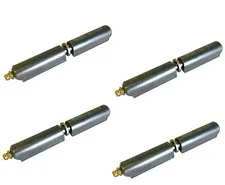  6" Bullet Hinge Steel Body & Pin, Brass Bushing & Grease Zerk 49753 (4) 