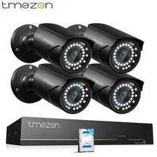 8CH PoE Home IP Camera System Full HD Home Office Recording System Night Vision
