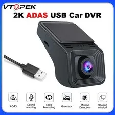 Vtopek 2K ADAS USB Car DVR HD Driving Recorder For Android Multimedia Radio Play