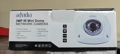 Panasonic Advidia A-47 3MP IR Outdoor Mini Dome IP Security Camera