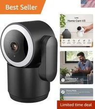 Luxury Luna 2K Indoor Camera with Built-in Spotlight & Motion Detection System