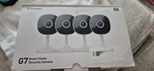 Galayou G7 2K Indoor Wi-Fi Wireless Security Camera 4-Pack Motion Alerts