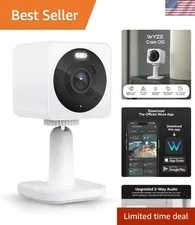Weather-Resistant Cam OG Security Camera with Live Streaming & Local Recording