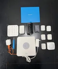 Ring Alarm Complete System Lot Keypad Base Station Sensors Camera Wi-Fi Alexa