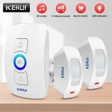 Wireless Driveway Alarm Infrared Motion Sensor Home Garage Alert Security System