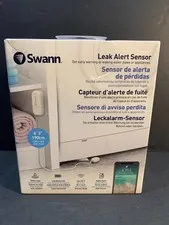 Swann Leak Alert Sensor - White - Detect AC Leaks w/Mobile Alert - New Sealed