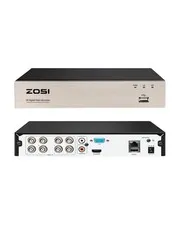 ZOSI 8Channel Surveillance Video Recorders with Human Vehicle Detection,H.265...