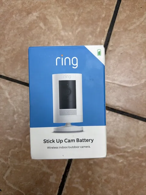 BRAND NEW IN BOX Ring Stick Up Cam Battery HD Security Camera