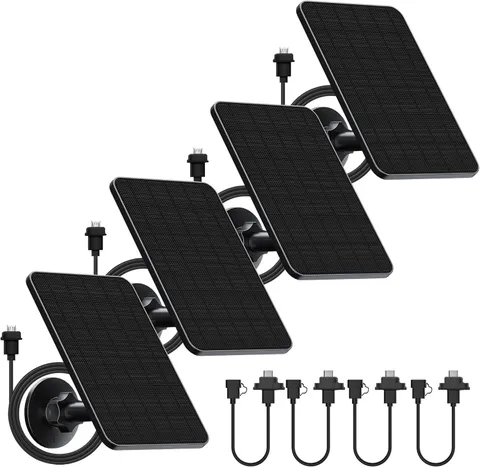 4 Pack Solar Panel for Blink Outdoor 2K+/4(4th Gen)/Outdoor(3rd Gen)
