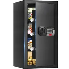 6.1 Cuft Large Fireproof Safe for Documents, Digital Security Personal Safety...