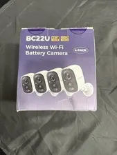 CiNMOORE BC22U 2.5K WiFi Battery Camera 4-Pack CM-BC22U