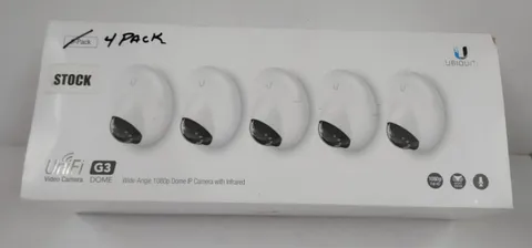 Ubiquiti UniFi G3 Dome Camera Wide Angle, Infrared, 1080P UVC-G3-DOME 4 Pack New