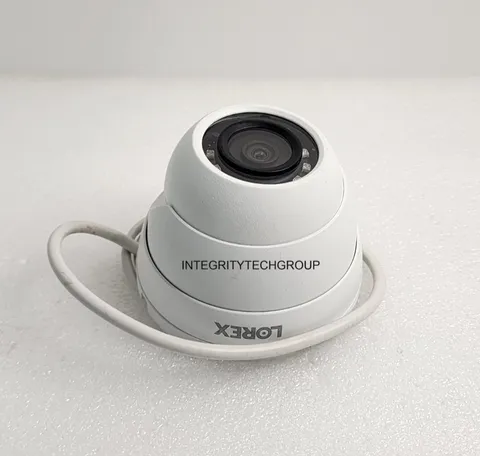 Lorex E581CD 5MP IP PoE Dome Camera Color Night Vision White