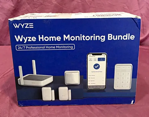 Wyze Home Monitoring Bundle Sense Hub Keypad Motion & Entry Sensors Alexa BT