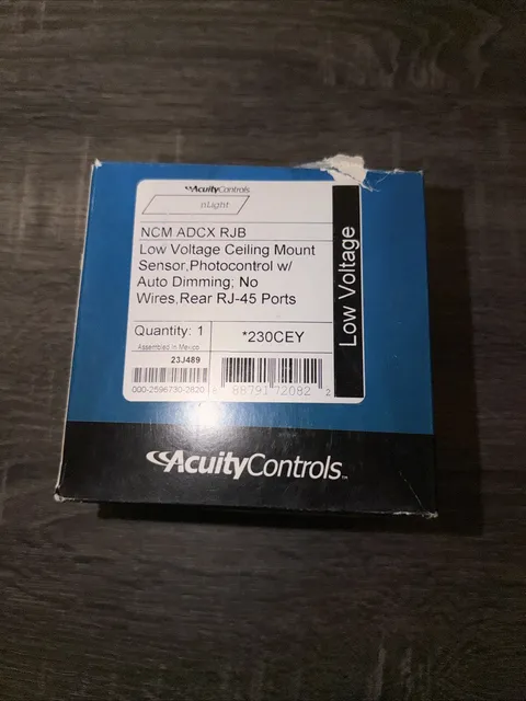 Acuity Controls nLIGHT NCM ADCX RJB Auto Dimming Photocontrol Ceiling Sensor