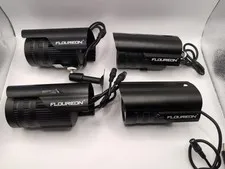 Lot of 4 FLOUREON Bullet CCTV Security Cameras – Tested & Working