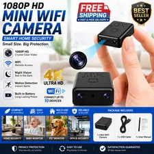 1080P Mini WiFi Camera Wireless HD IP Night Vision Battery Home Security Cam