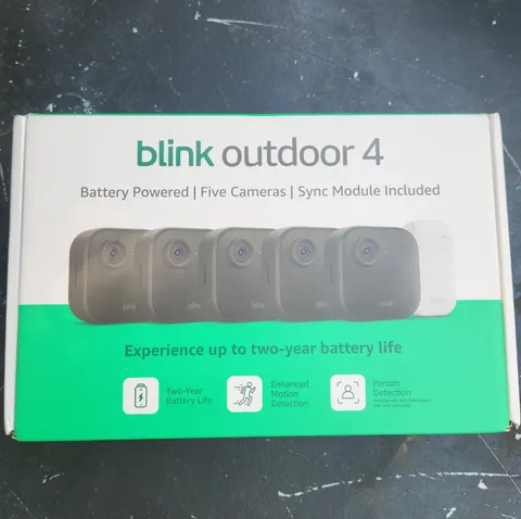 Blink Outdoor 4 - 5 Camera Security System w/ Sync Module - Brand New -FREE Ship