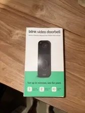 Blink Video Doorbell Camera Wi-Fi Smart Security System, Black