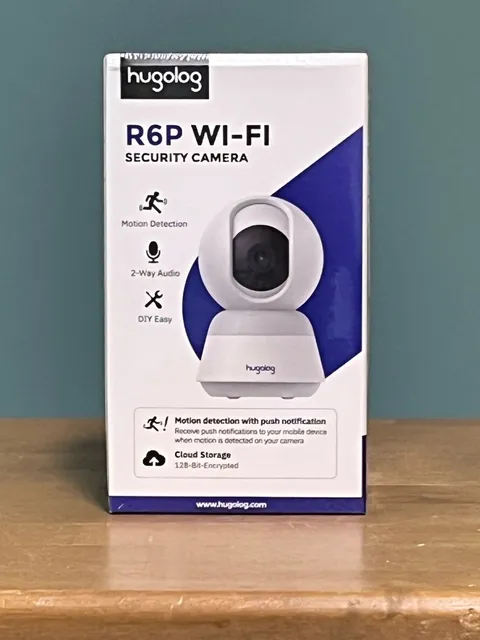Hugolog R6P WiFi Indoor Security Camera Pan Tilt Motion 2-Way Audio NEW