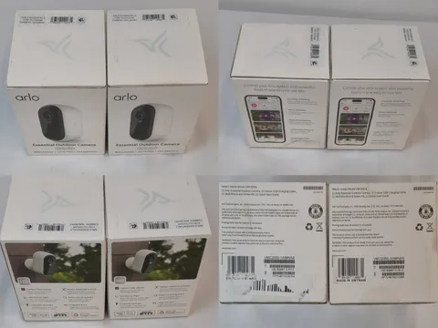 Arlo Essential Outdoor Camera 2nd Gen Security Wireless NIB Set of 2 #W5529