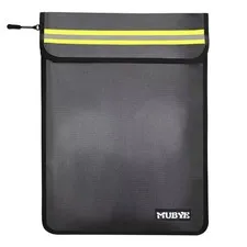 Fireproof Waterproof Money Document Bag, 1Pack 15"x 11" Pouch