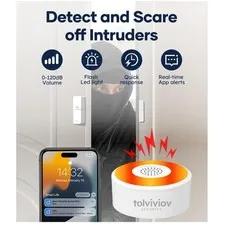 Customizable Home Security System, 8-Piece Kit | Easy Setup