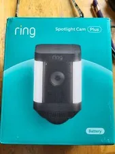 RING Spotlight Cam Plus, Battery-Smart Security Video Camera, LED Light, 2-way