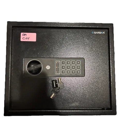 Barska 90 Key Cabinet Digital Keypad Wall Safe Black