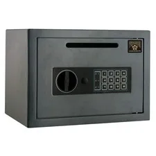 Electronic Safe Deposit - Drop Safe with Digital Keypad and 2 Manual Override...