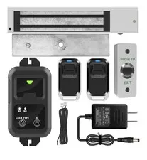 UHPPOTE Access Control Outswinging 600lb Electric Magnetic Door Lock Kit System