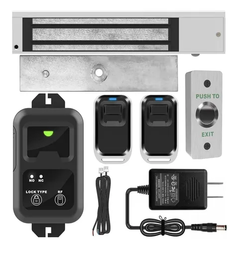 UHPPOTE Access Control Outswinging 600lb Electric Magnetic Door Lock Kit System